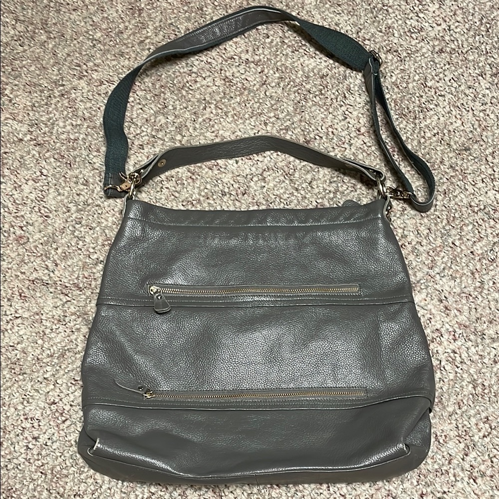 Xxl Leather Shoulder/ crossbody tote Bag